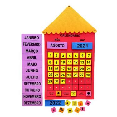 Imagem de Painel Calendário Do Mês Em E.v.a Sala de Aula - Criativa Educativos, 