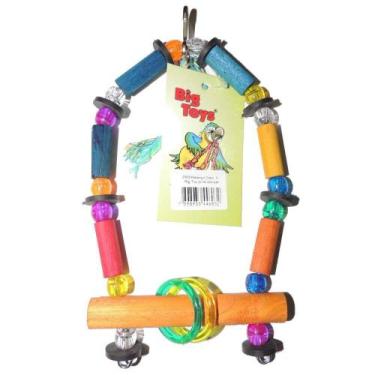Imagem de Brinquedo Passaritos Toy Para Pássaros Balanço Colorido - Tamanho P - 