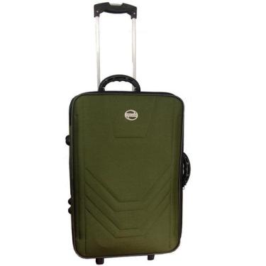 Imagem de Mala Bordo Pequena 10kg Anac Rodinhas Village Viagem Rígida, Verde esc
