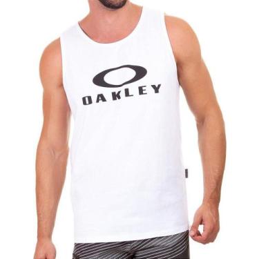 Imagem de Regata Oakley Bark Tank Masculina Branco, GG