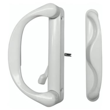 Imagem de Wynn Hardware Conjunto de maçanetas deslizantes Involute para porta de pátio - Conjunto de substituição de alça para reparo de porta de vidro de pátio | Conjunto de puxadores de porta deslizante para