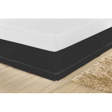 Imagem de Saia Box King Ponto Palito Percal 180 Fios 80% Algodão - BEM ME QUER ,