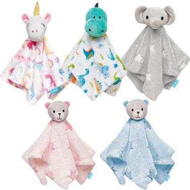 Imagem de Naninha Para Bebê Pelúcia Antialérgica Objeto De Transição Buba, Rosa,