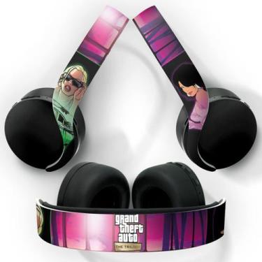 Imagem de Adesivo Compatível PS5 Headset Pulse 3D Playstation 5 Skin - GTA The T