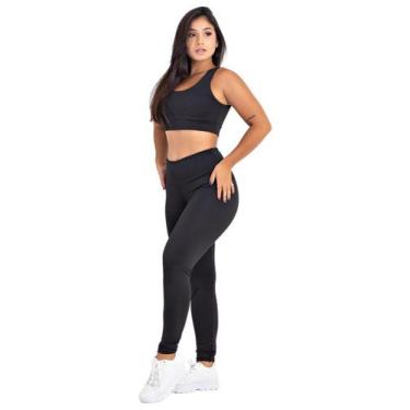 Imagem de Conjunto Fitness Top Alça + Calça Legging Basica  MAG853_902 - Dakota 