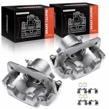 Imagem de A-Premium Conjunto de pinça de freio a disco com suporte compatível com modelos selecionados Chevy, Suzuki e Geo - Rastreador 1996 1997 1998, Sidekick 1991-1998, 1.6L - Lado do motorista e do