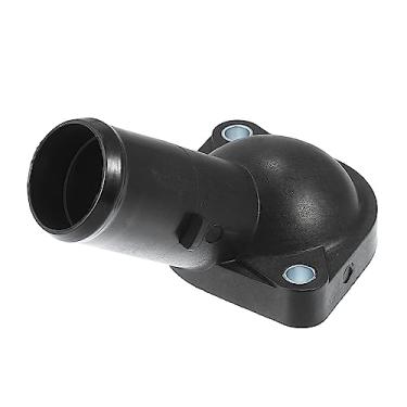 Imagem de X AUTOHAUX 1632137010 Substituição do conjunto da carcaça do termostato do refrigerador do motor para Toyota Corolla 2009-2019 Plástico Preto