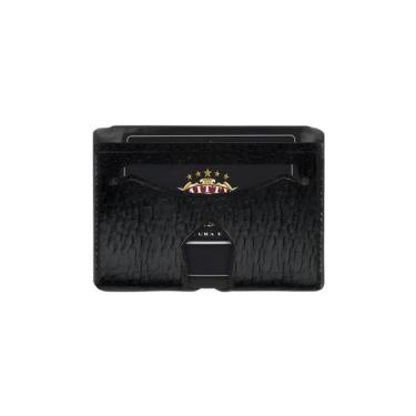 Imagem de Carteira Porta Cartão Slim 100% Couro Mitty Preto - M4R , Peça