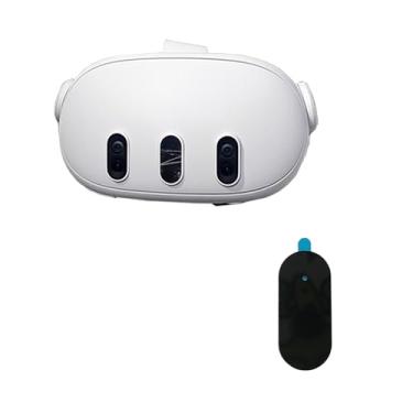 Imagem de Hupaivrmrar Novo fone de ouvido VR sensor de profundidade frontal de substituição de vidro para Oculus Meta Quest 3 com fita dupla face, não deixa impressões digitais, acessório sem vidro temperado