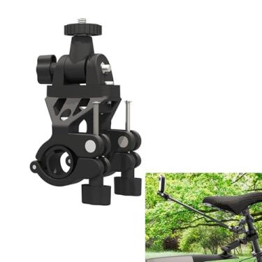 Imagem de LICHIFIT Suporte de poste de assento de bicicleta para DJI Osmo Action 5 Pro para Insta360 X4 para GoPro Hero 13 Base de câmera de ação para bicicleta Suporte de haste de extensão de ciclismo