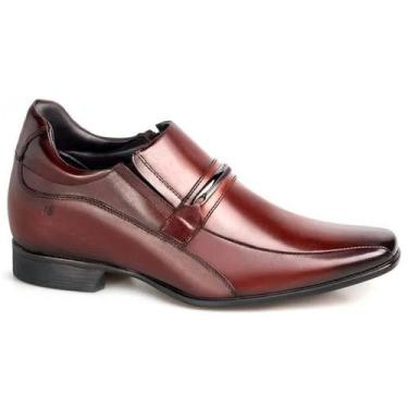 Imagem de Sapato Social Preto Casual Rafarillo Vegas Alth Com Salto 7cm Aumenta 