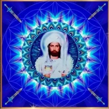 Imagem de Toalha Mestre El Morya Em Veludo + Presente - Loja do taro