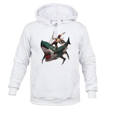 Imagem de Moletom Confortável Inverno Shark Dominite - Surprass, Branco, M