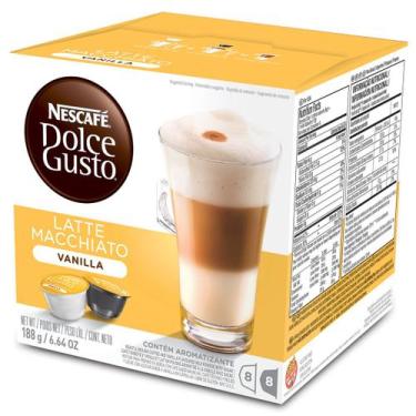 Imagem de Café em Cápsulas Latte Macchiato Vanilla Dolce Gusto 117g - Dolce Gust
