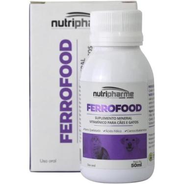 Imagem de Ferrofood nutripharme 50 ml - NUTRIPHARM SAUDE ANIMAL