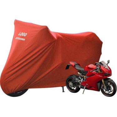 Imagem de Capa Contra Riscos Moto Ducati SuperBike 1299 Com Logo - Mz, Vermelha