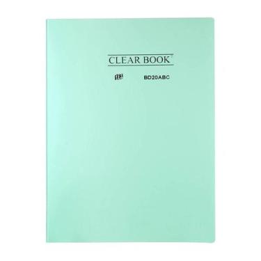 Imagem de Pasta plastica Catálogo 20 Folhas A4 Clearbook Pastel YES, VERDE ÁGUA