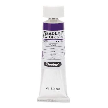 Imagem de Tinta Óleo Importada Schmincke Akademie 60ml 316 Violet