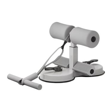 Imagem de Vaveren Suporte de chão para aparelho de assistência de barra de abdominais com ventosas duplas Máquina de abdominais Altura ajustável Barra de abdominais, Cinza