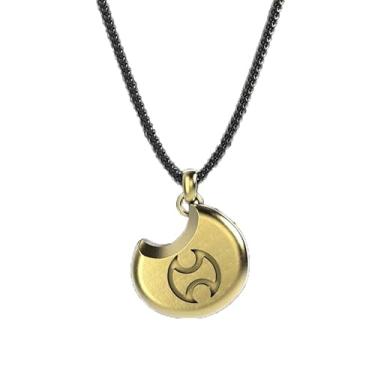 Imagem de Colar Final Fantasy XIV de aço inoxidável real, cavaleiro das trevas, mago vermelho, ceifador, branco, mago, dançarino, alma, cristal, berloque, Endwalker Final Fantasy, 14 colares de pedras de