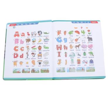 Imagem de Livro de Inglês Interativo de Sons, Aprenda o Alfabeto Com Pronúncia, para Crianças de 3 Anos ou Mais, Instruções Combinadas, Experiência de Aprendizagem Divertida e Envolvente,