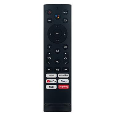 Imagem de Controle remoto de voz de substituição ERF3L90H Sub ERF3B90H compatível com Smart TV Hisense 4K 100L5G 100L5G-DLT100B 100L5G DLT100B 100L9G-CINE100A
