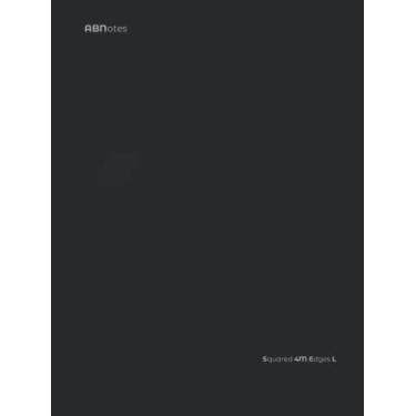 Imagem de ABNotes Squared 4M Edges L A4 Black HC: Quadernone A4 a quadretti 4mm con margine - Tinta Unita Nero - Leggero 100 pagine - Fogli spessi - Per scuola, lavoro o appunti personali.