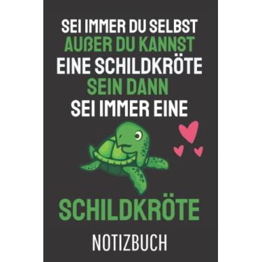Imagem de Nur ein verrücktes Mädchen das Schildkröten liebt Schildkröte: Liniertes College Notizbuch (A5) mit 120 Seiten