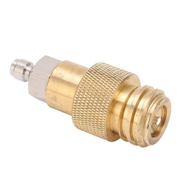 Imagem de Adaptador de Recarga de Refrigerante, Conector de Latão para Recarga de Máquina Fabricante de Refrigerante Com Rosca Macho TR21-4, à Prova de Vazamentos e Durável, Ideal para Uso