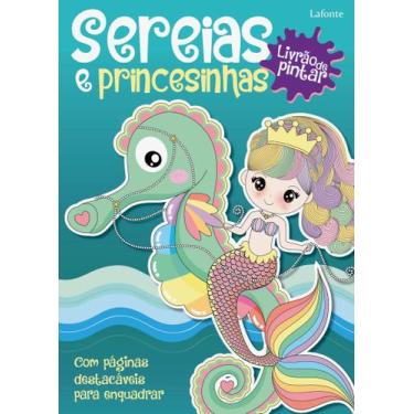 Imagem de Livrão De Pintar - Sereias e Princesinhas