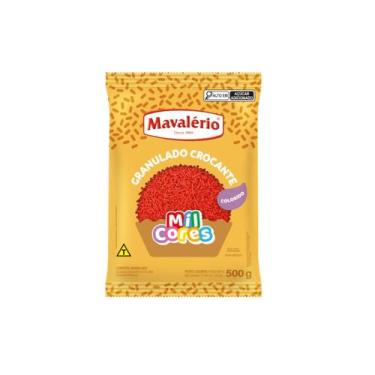 Imagem de Granulado Colorido Mil Cores Mavalério 500g, Vermelho