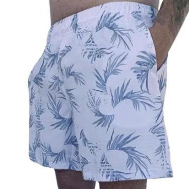 Imagem de Bermuda Masculina Essencial Boxer Ogochi 4490003 Branco-Masculino