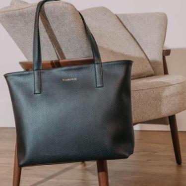 Imagem de Bolsa Shopper Espaçosa Alça De Ombro + Repartições Zíper E Bolso Interno - Viaronze-Feminino