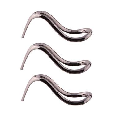 Imagem de canjoyn Suporte De Cachimbo De Metal Para Cachimbo De Fumar, Suporte De Exibição De Cachimbo De Tabaco De Aço Inoxidável (Preto - 3 Peças)