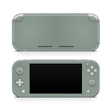 Imagem de Tacky Design Película de decalque de cor sólida compatível com Nintendo Switch Lite Skin Wrap, capa clássica para Nintendo Switch Lite, decalque de vinil premium 3M (verde floresta)