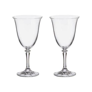 Imagem de Taça De Cristal Bohemia 360 ml Branta 2 Peças - Bohemia Crystal