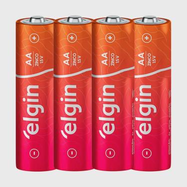 Imagem de Pilha Zinco Elgin aa 1.5v Cartela Com 4 Unidades