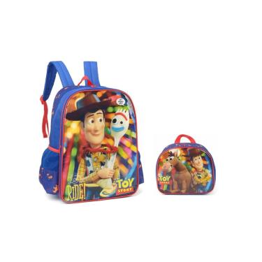 Imagem de Kit Escolar Toy Story Mochila Costas + Lancheira
