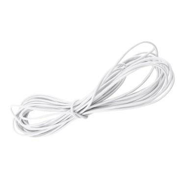 Imagem de Akozon 10m 4mm Elastic Bungee Rope, Elástico Premium de Borracha de Látex para Fitness, Atividades Ao Ar Livre, Projetos de Bricolage, Artesanato e Melhorias Domésticas (Preto) (Branco)