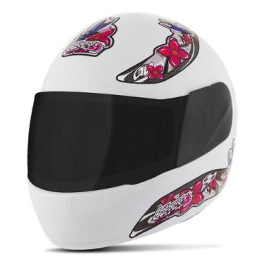 Imagem de Capacete Fechado Moto Liberty 4 Girls Viseira Fumê Pro Tork Feminino S