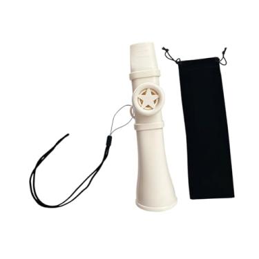 Imagem de Kokiya Kazoo Toy Lightweigh Mouth Flute Harmonica para Piano Guitar Ukulele Teclado Violino, Branco