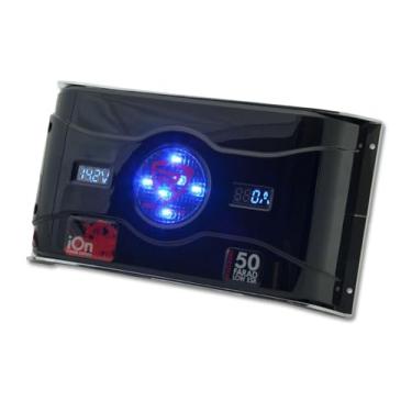 Imagem de Rockville RXC50D v2 50 Farad 24V Capacitor de Áudio para Carro com Voltagem + Medidor Amerage