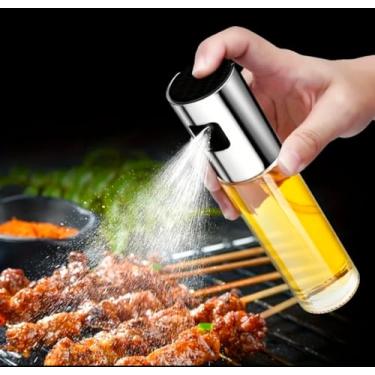 Imagem de Pulverizador de óleo para cozinhar, pulverizador de azeite de oliva de 100 ml, pulverizador de óleo para fritadeira de ar, salada, churrasco, presente de torrefação para o dia dos namorados para ela e