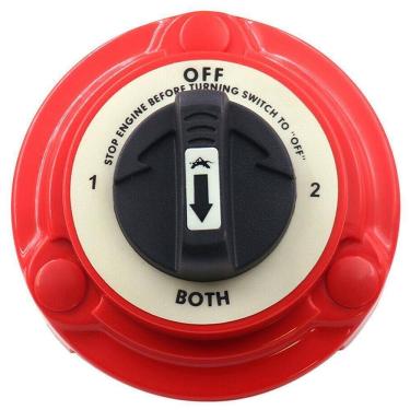 Imagem de Chave Geral Seletora Para Duas Bateria 300 A 400A Amperes