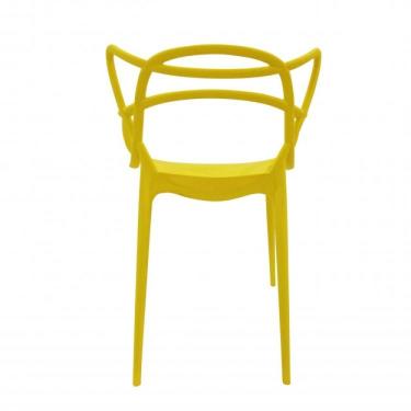 Imagem de Cadeira Com Encosto E Braços Aviv Siena Móveis Amarelo