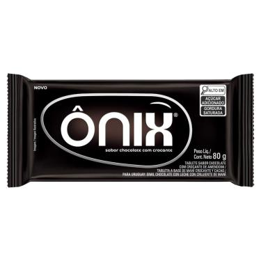 Imagem de Barra de Chocolate com Crocante de Amendoim Ônix Nestlé 80g