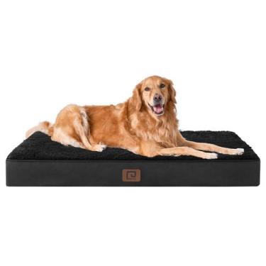 Imagem de Cama de cachorro EHEYCIGA Orthopaedic XL para cães extra grandes preta