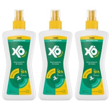 Imagem de Kit 3 Repelente Spray Xo Inseto Contra Mosquitos Alta Proteção Não Ole