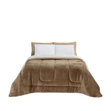 Imagem de Cobertor Coberdrom Dupla Face Sherpa e Flannel – Ultra Macio, Térmico, Luxuoso – Casal Ideal para Inverno