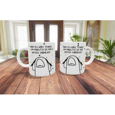 Imagem de Caneca flork debochado - eu não tenho um minuto de paz - Live